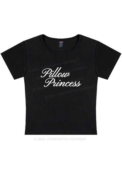 Pillow Princess Y2K Baby Tee Cherrykitten