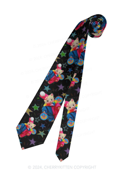 Chat Clown Y2K Necktie Cherrykitten