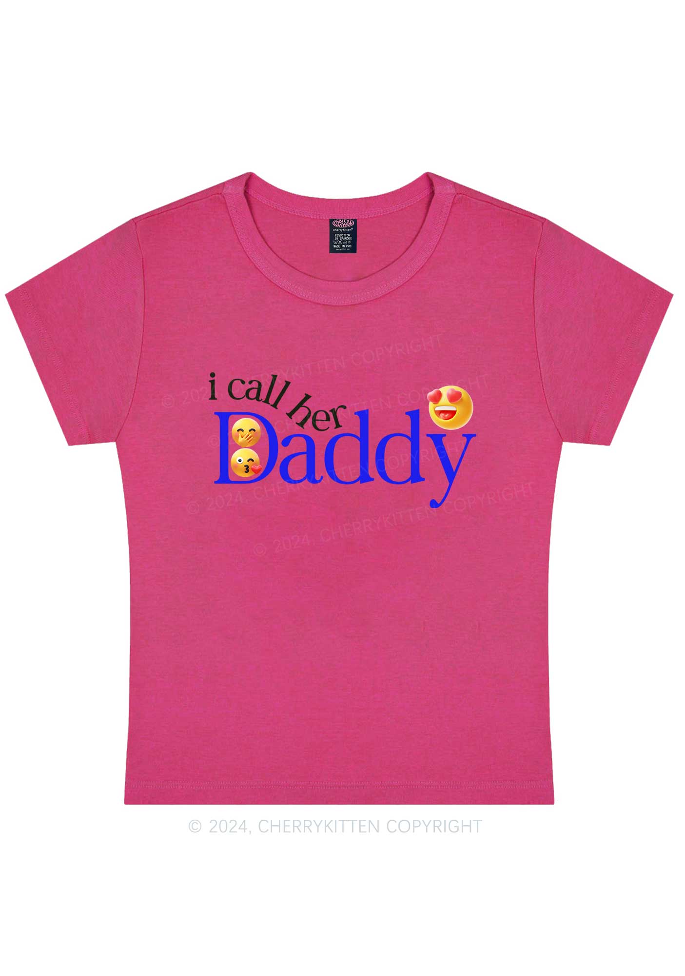 Call Her Daddy Y2K Baby Tee Cherrykitten