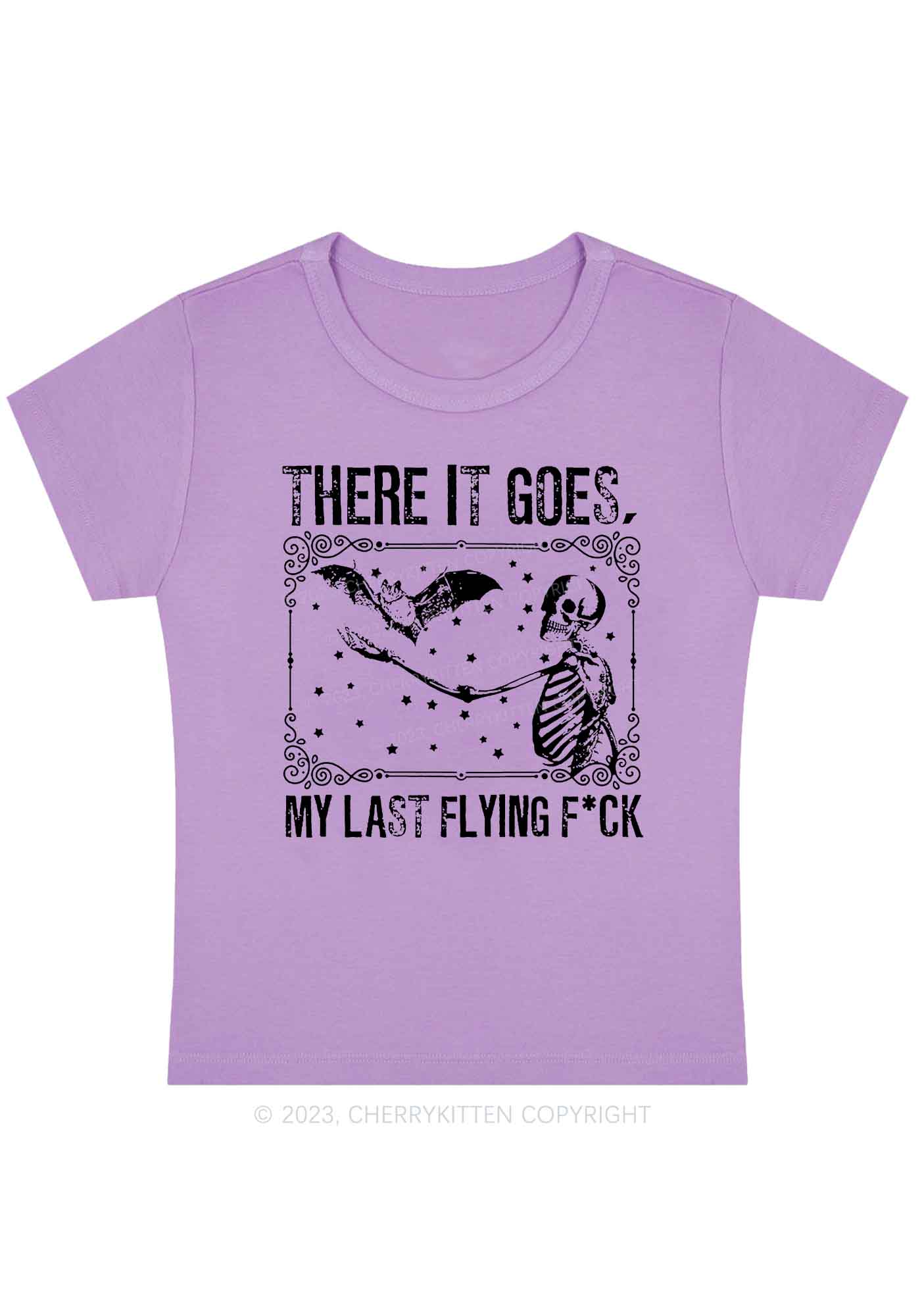 There It Goes Halloween Baby Tee Cherrykitten