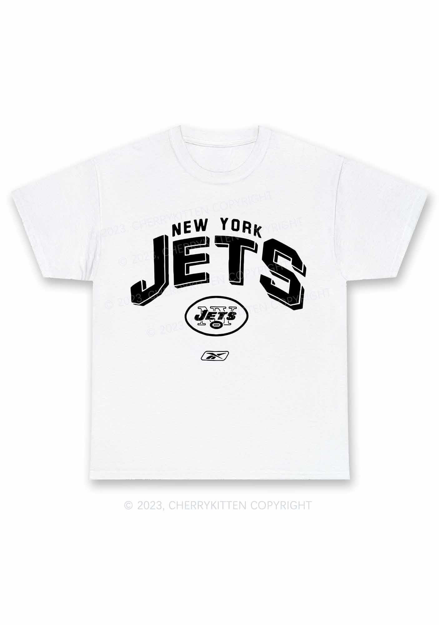 NY Jets Super Bowl Y2K Chunky Shirt Cherrykitten