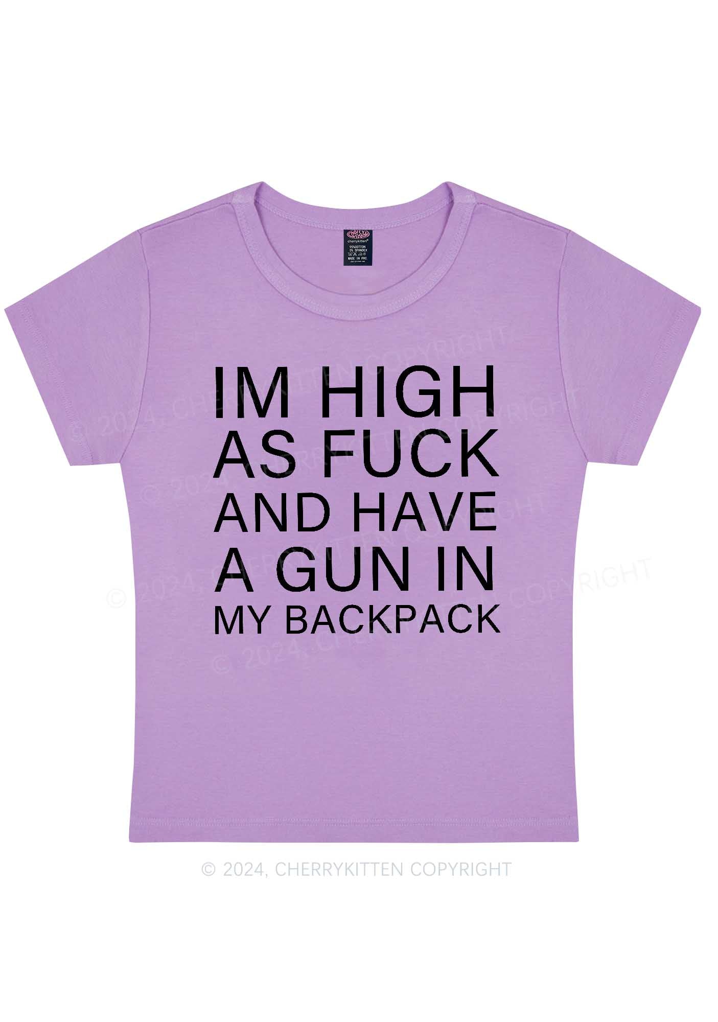 Im High Y2K Valentine's Day Baby Tee Cherrykitten