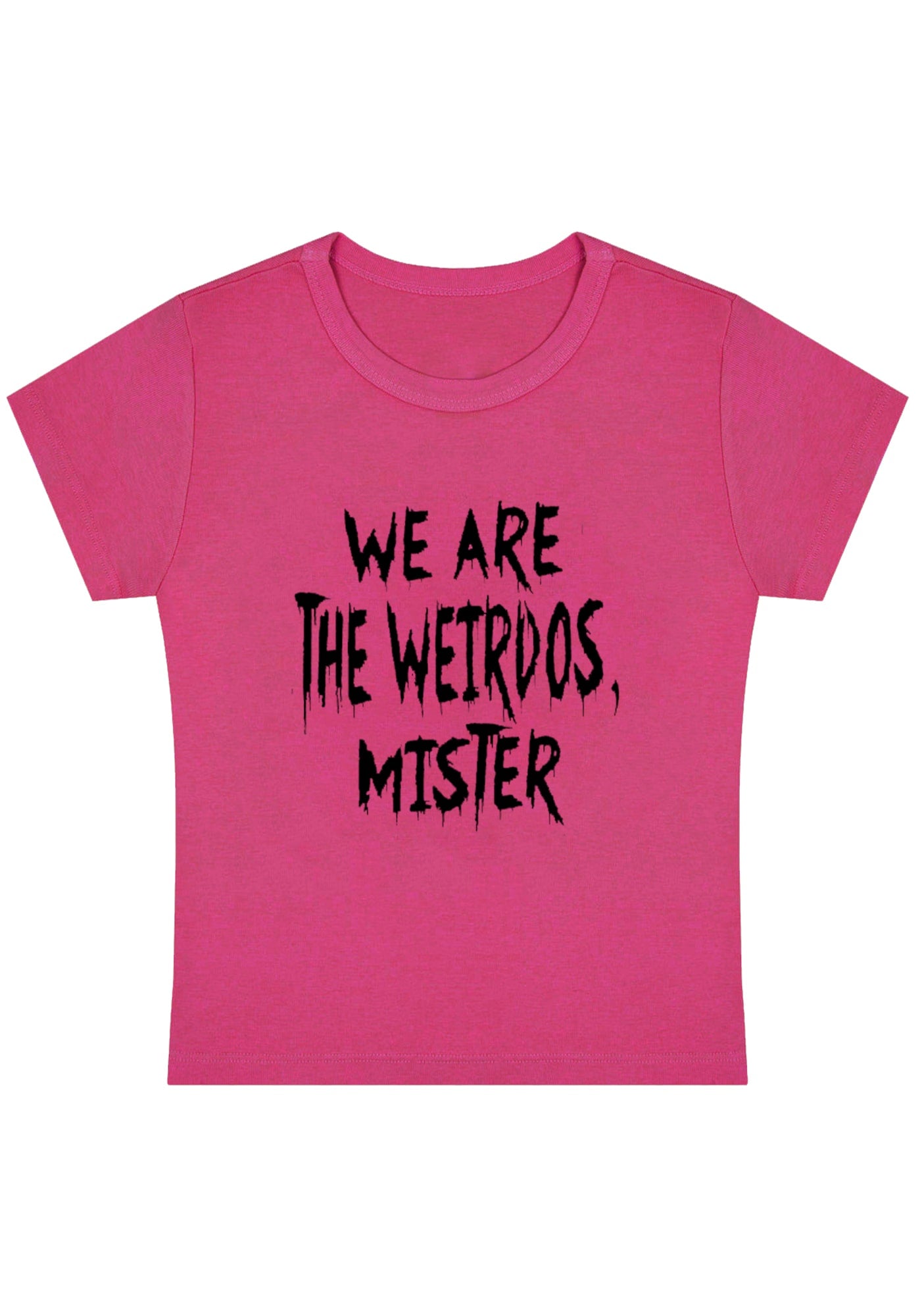 Curvy We Are The Weirdos Mister Baby Tee