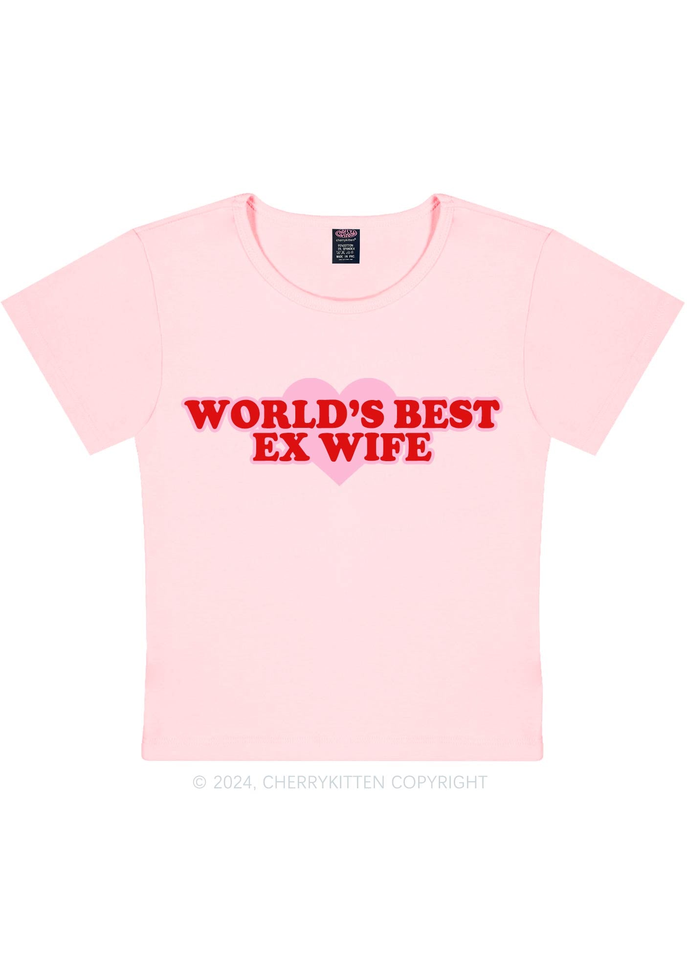 Best Ex Wife Y2K Baby Tee Cherrykitten