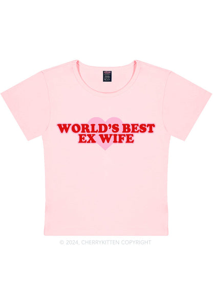 Best Ex Wife Y2K Baby Tee Cherrykitten