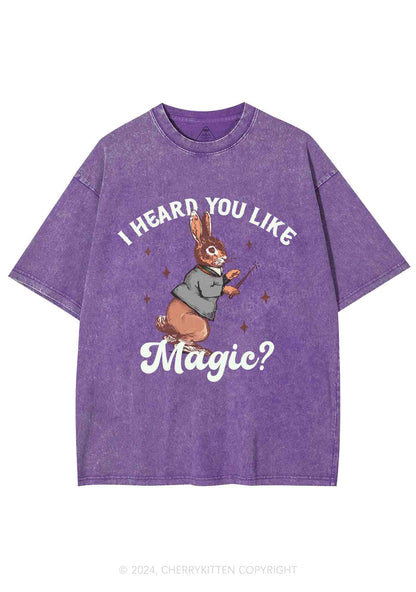 I Heard You Like Magic Y2K Washed Tee Cherrykitten