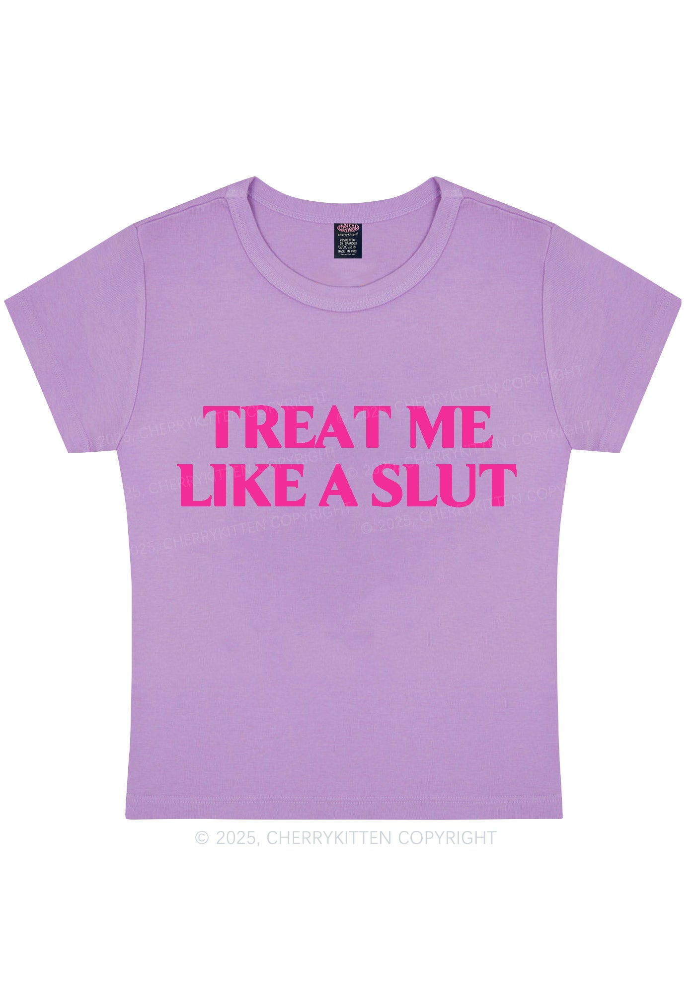 Treat Me Like A Slxt Y2K Baby Tee Cherrykitten