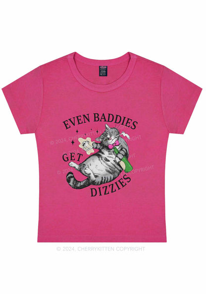 Baddies Get Dizzies Y2K Baby Tee Cherrykitten