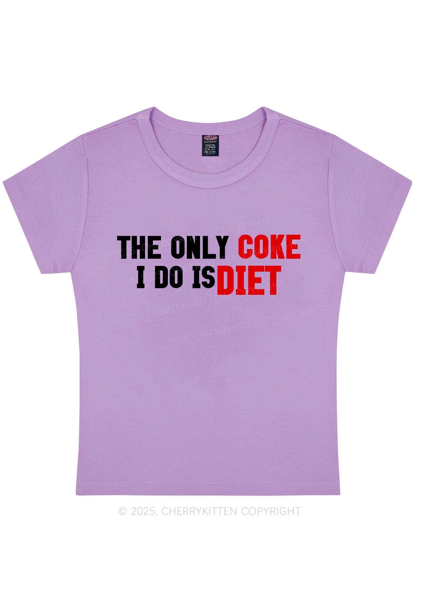 Coke Diet Y2K Baby Tee Cherrykitten