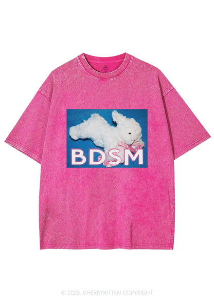 BDSM Goat Y2K Washed Tee Cherrykitten