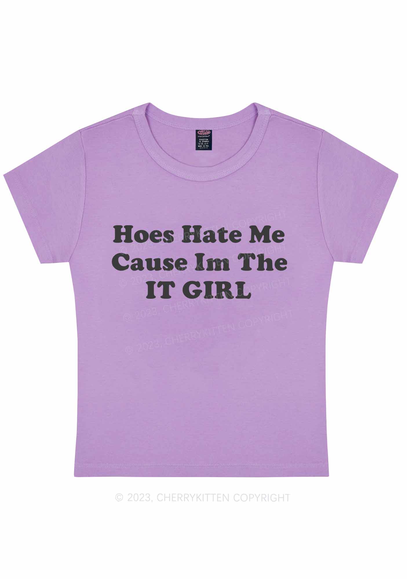 Curvy The IT Girl Y2K Baby Tee Cherrykitten