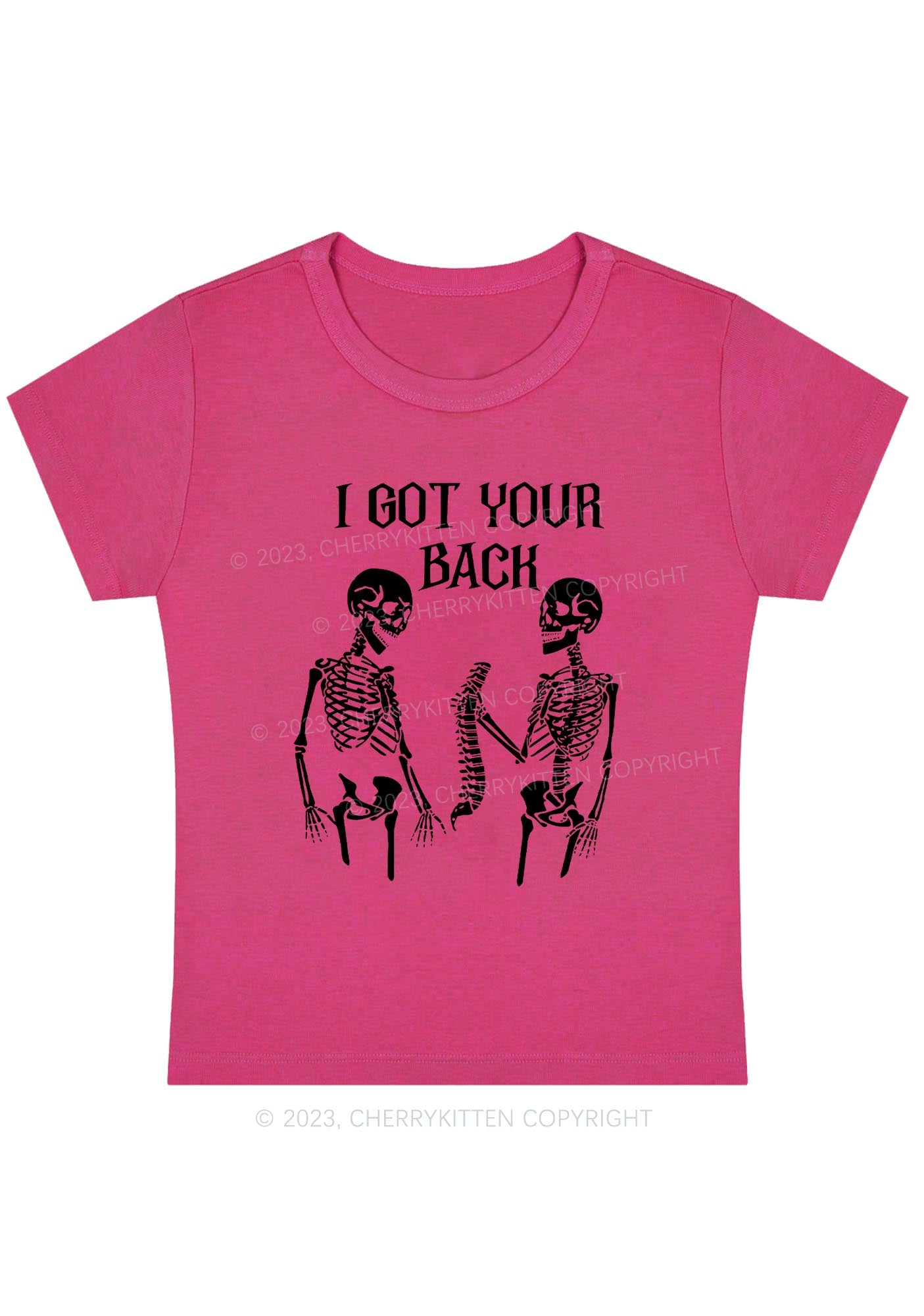 I Got Your Back Halloween Baby Tee Cherrykitten