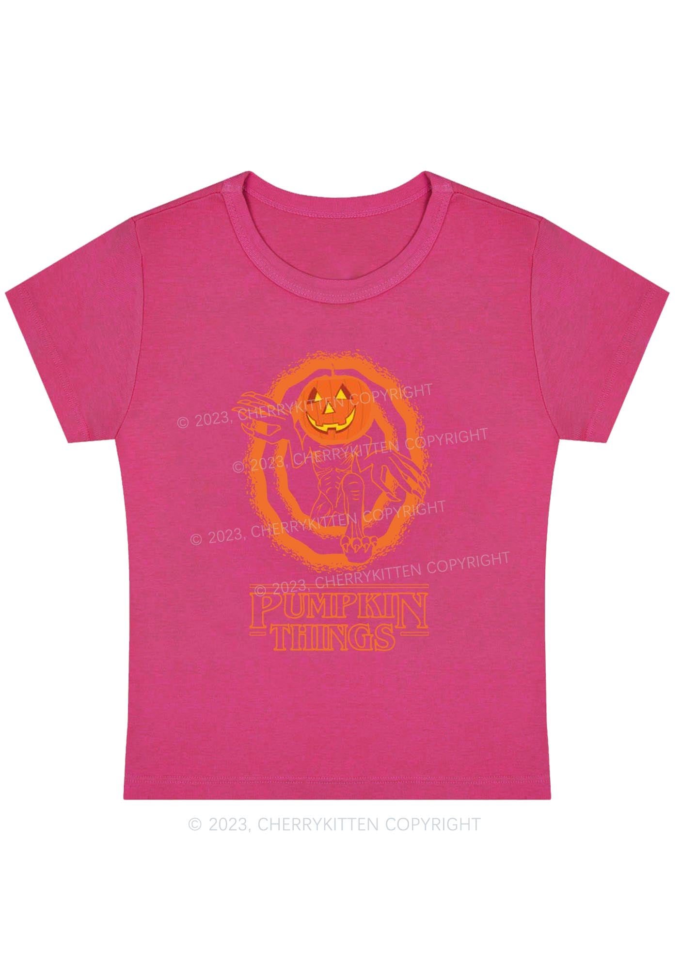 Pumpkin Things Halloween Baby Tee Cherrykitten