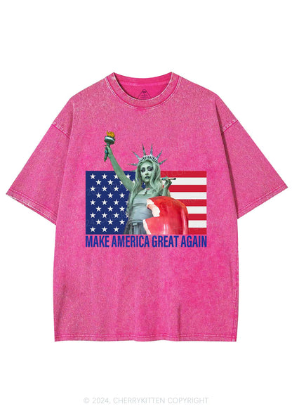 CR Make America Great Y2K Washed Tee Cherrykitten