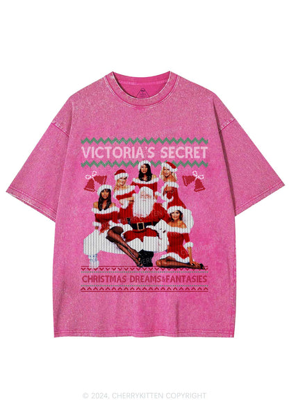 Christmas Dreams Fantasies Y2K Washed Tee Cherrykitten