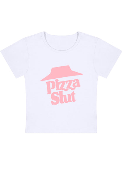 Curvy Pizza Slxt Baby Tee