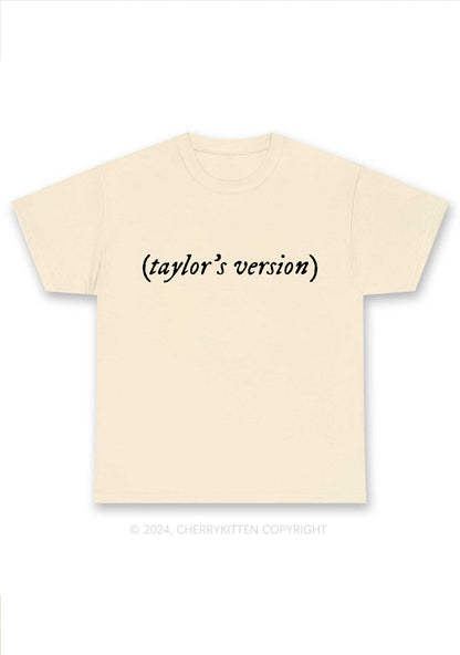 Taylor’s Version Y2K Chunky Shirt Cherrykitten