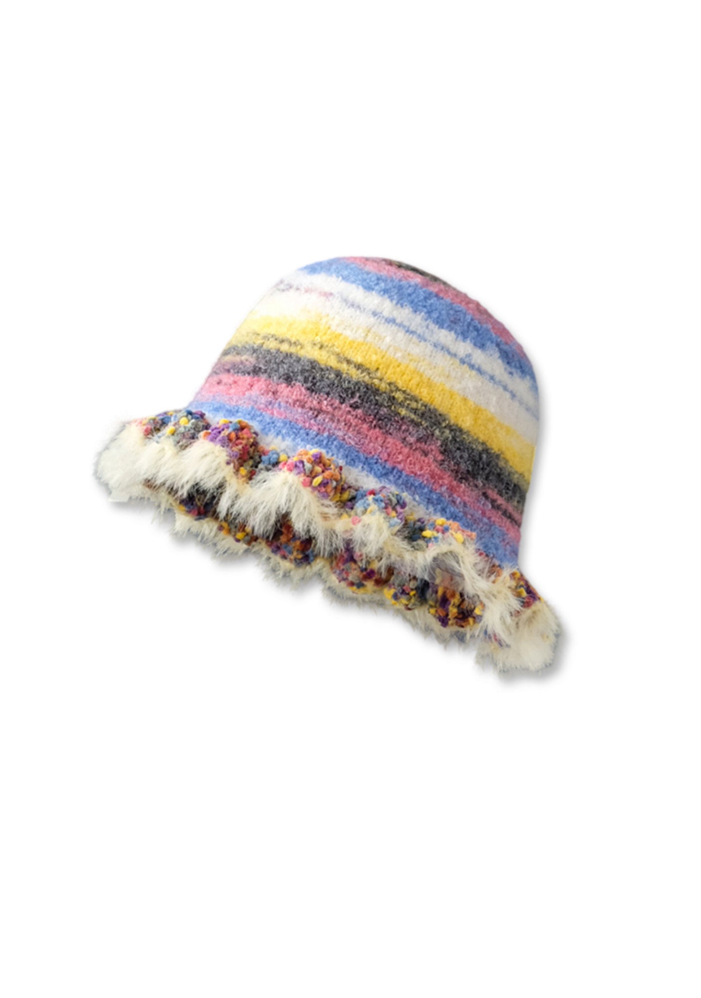 Colorful Woven Y2K Bucket Hat Cherrykitten