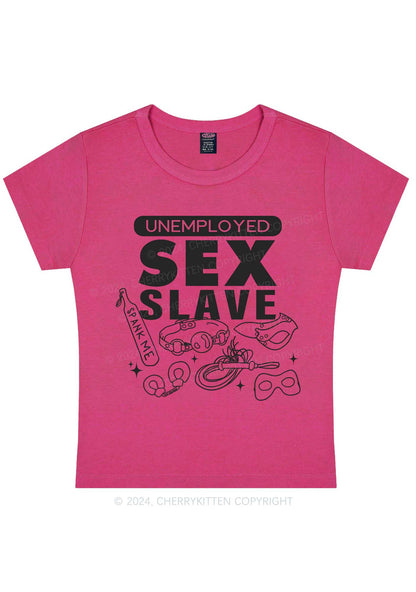 Sx Slave Y2K Baby Tee Cherrykitten