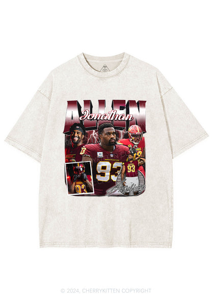 Red Allen Y2K Super Bowl Washed Tee Cherrykitten