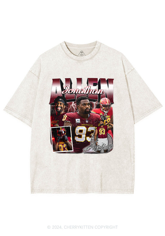 Red Allen Y2K Super Bowl Washed Tee Cherrykitten