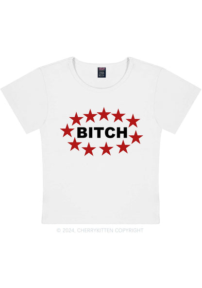 Bxxch Stars Y2K Baby Tee Cherrykitten