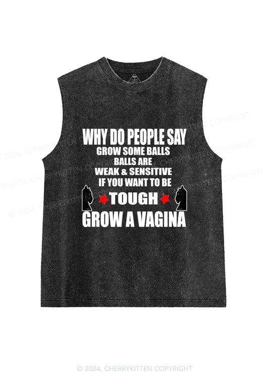 Grow Tough Y2K Washed Tank Cherrykitten