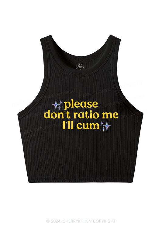 Don't Ratio Me Y2K Crop Tank Top Cherrykitten