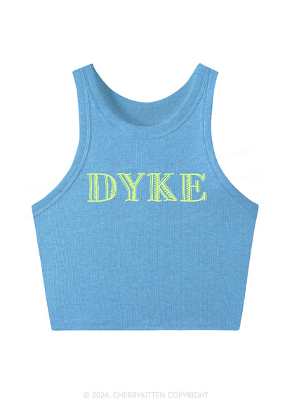 DYKE Y2K Crop Tank Top Cherrykitten