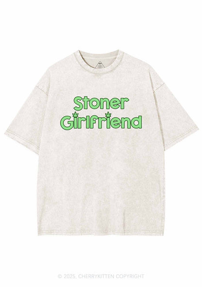 Stoner Girlfriend Y2K Washed Tee Cherrykitten