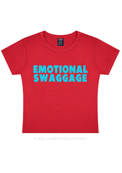 Emotional Swaggage Y2K Baby Tee Cherrykitten