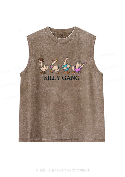 Silly Gang Y2K Washed Tank Cherrykitten