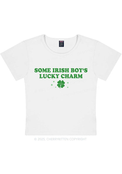 Irish Boys Lucky Charm St Patricks Y2K Baby Tee Cherrykitten