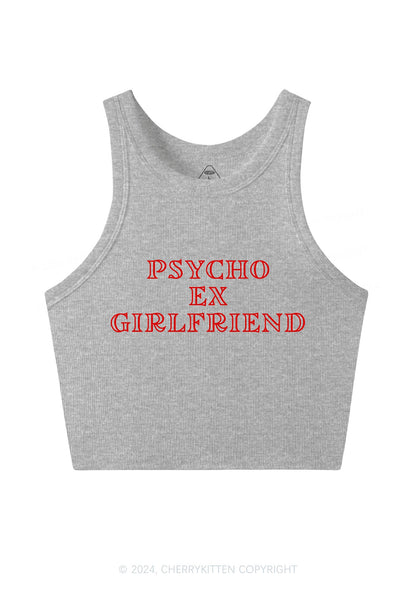 Psycho Ex Girlfriend Y2K Crop Tank Top Cherrykitten