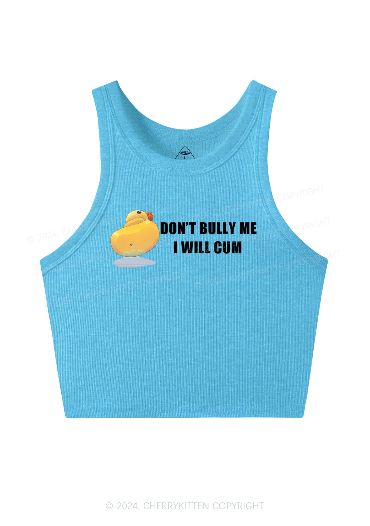 Don't Bully Duck Y2K Crop Tank Top Cherrykitten