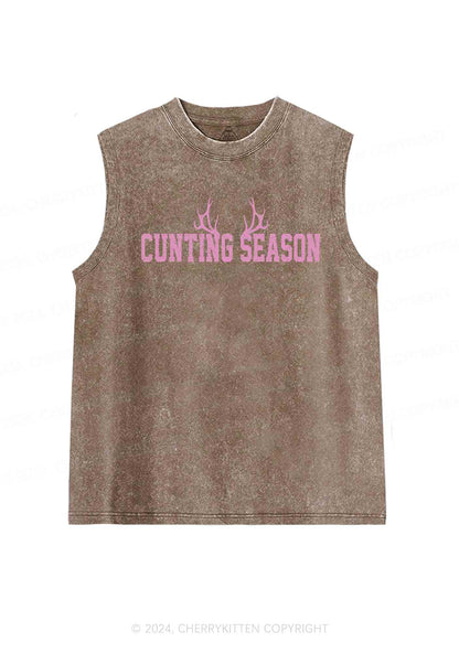 Cunting Season Y2K Washed Tank Cherrykitten