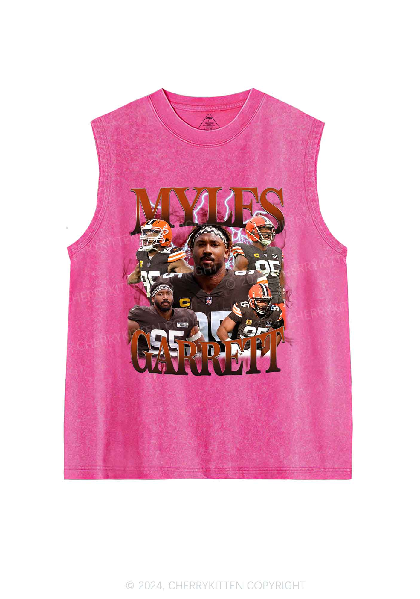 Red Myles Y2K Super Bowl Washed Tank Cherrykitten