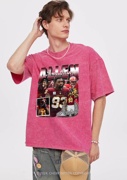 Red Allen Y2K Super Bowl Washed Tee Cherrykitten