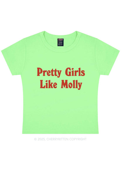 Pretty Girls Like Molly Y2K Baby Tee Cherrykitten