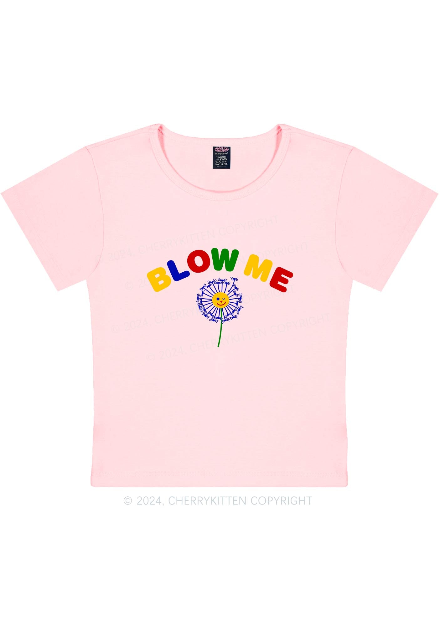 Blow Me Y2K Baby Tee Cherrykitten