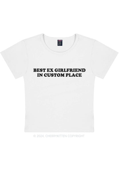 Best Ex Girlfriend Custom Y2K Baby Tee Cherrykitten