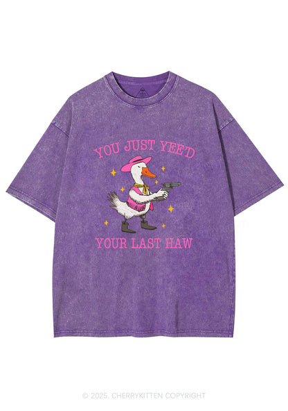 You Just Yeed Goose Y2K Washed Tee Cherrykitten