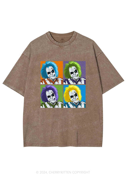 Halloween Juice Pop Y2K Washed Tee Cherrykitten