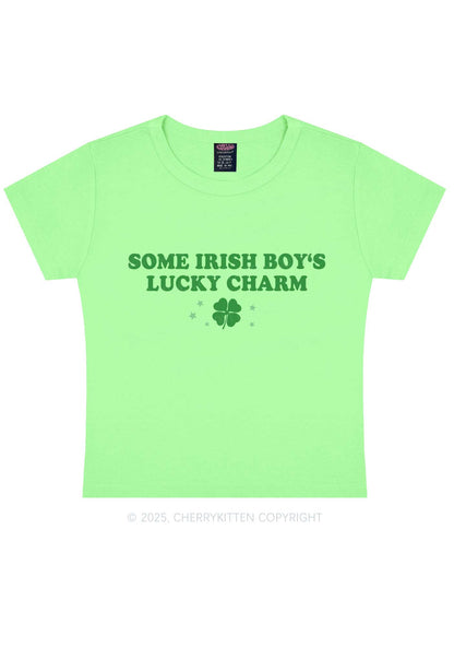 Irish Boys Lucky Charm St Patricks Y2K Baby Tee Cherrykitten