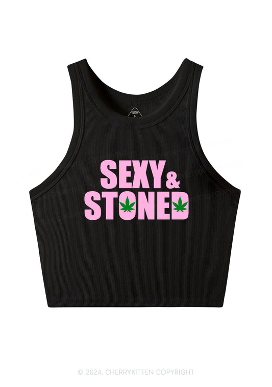 Sx Stoned Y2K Crop Tank Top Cherrykitten