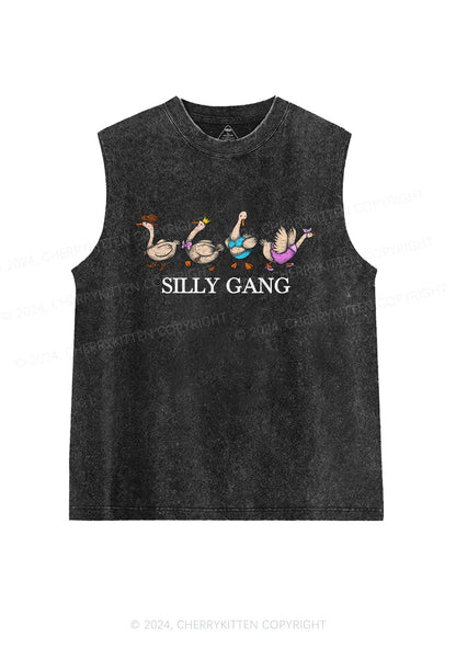 Silly Gang Y2K Washed Tank Cherrykitten