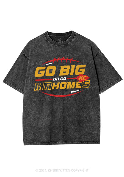 Go Big Y2K Super Bowl Washed Tee Cherrykitten