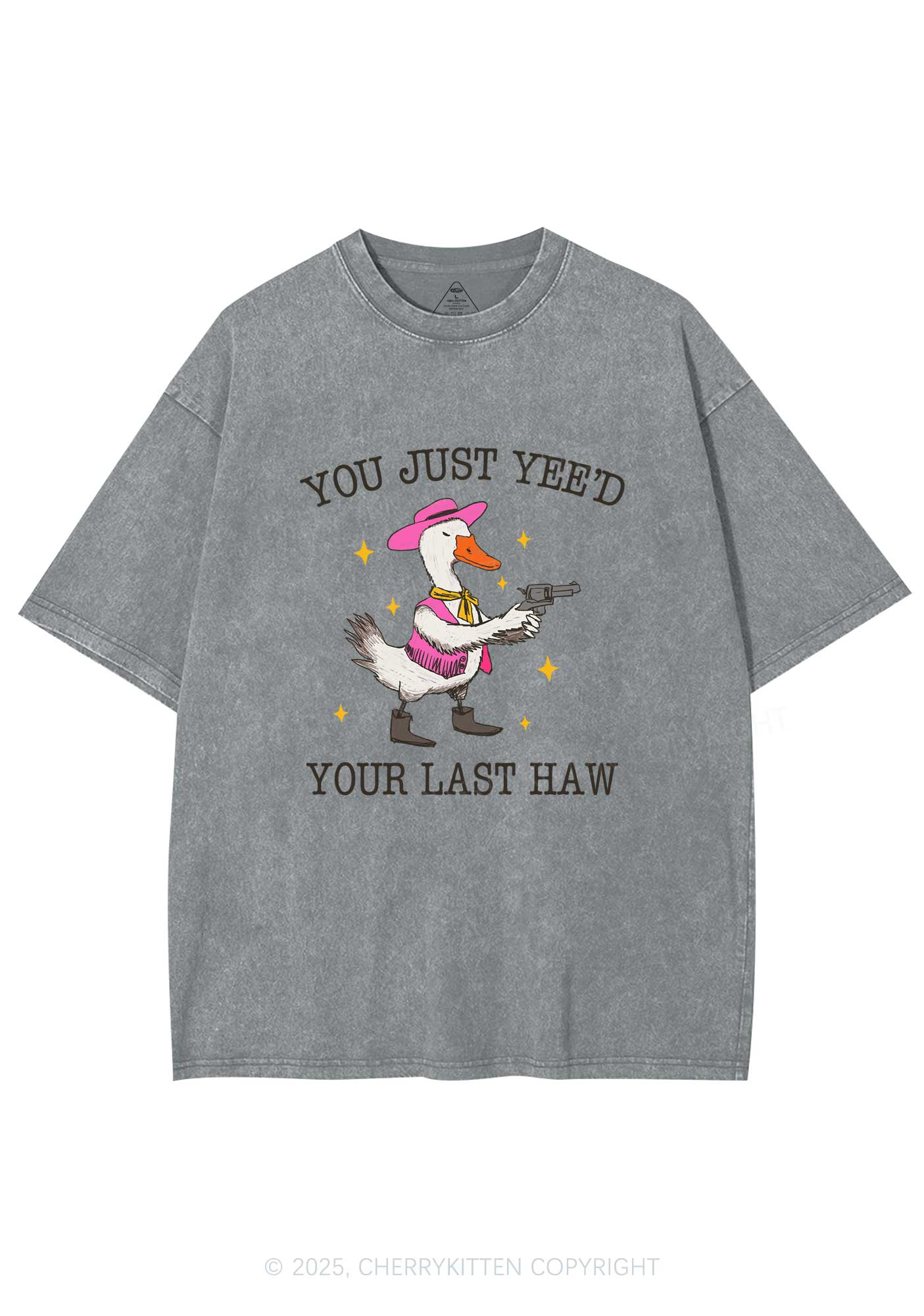 You Just Yeed Goose Y2K Washed Tee Cherrykitten