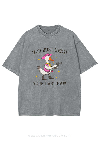 You Just Yeed Goose Y2K Washed Tee Cherrykitten