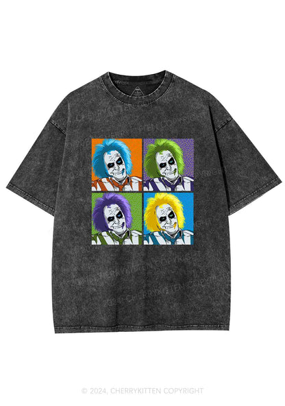 Halloween Juice Pop Y2K Washed Tee Cherrykitten